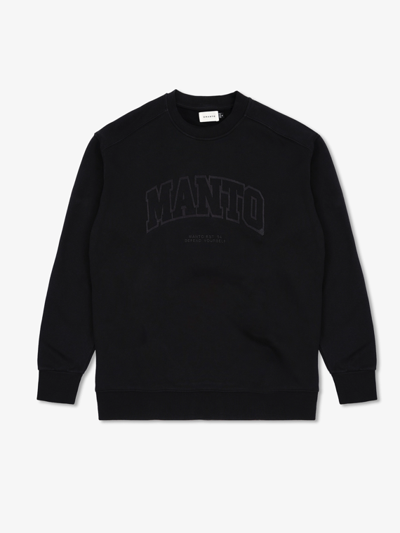 MANTO bluza VARSITY czarna