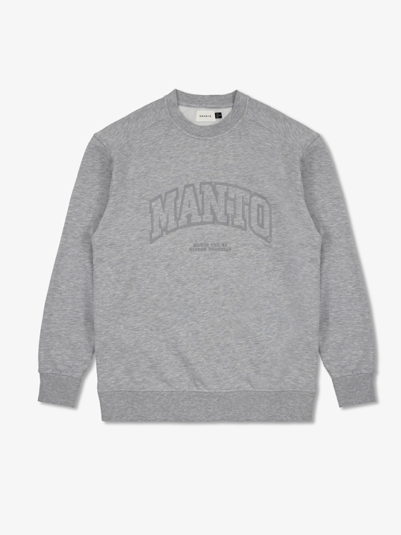 MANTO bluza VARSITY szara