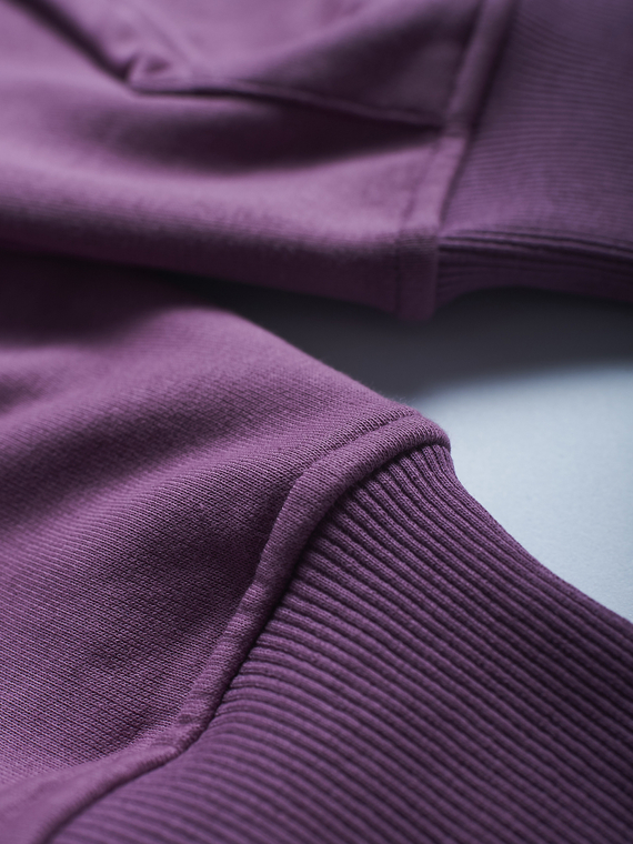 MANTO bluza z kapturem VARSITY purpurowa