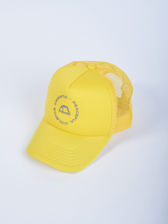 MANTO czapka truckerka MISSION żółta