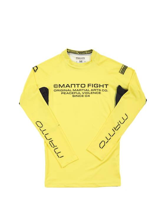 MANTO long sleeve rashguard FUTURE żółty 