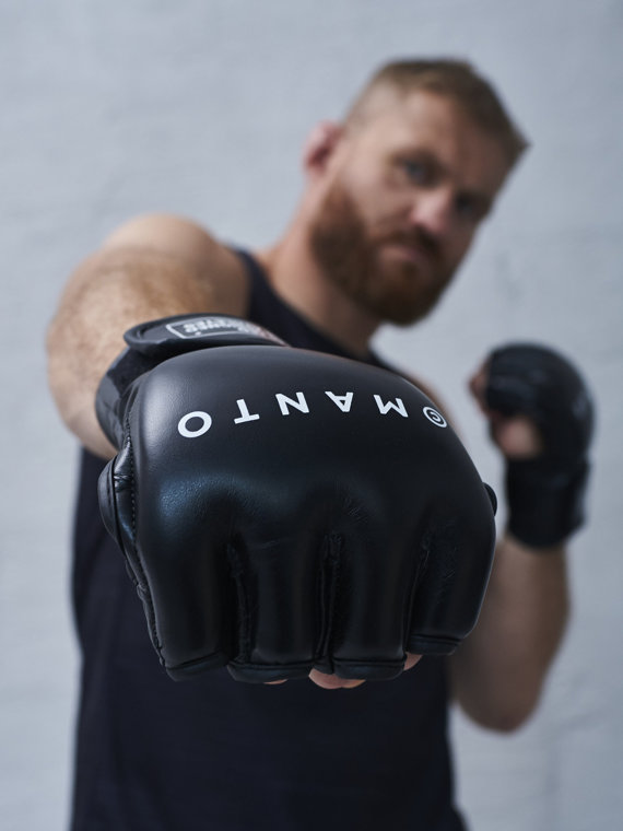 MANTO rękawice do MMA IMPACT czarne 