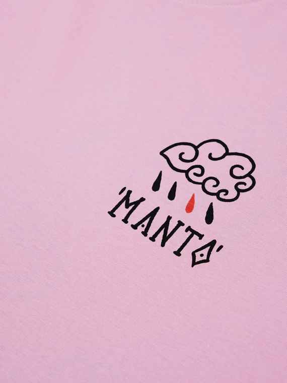 MANTO t-shirt BITTER SWEET różowy