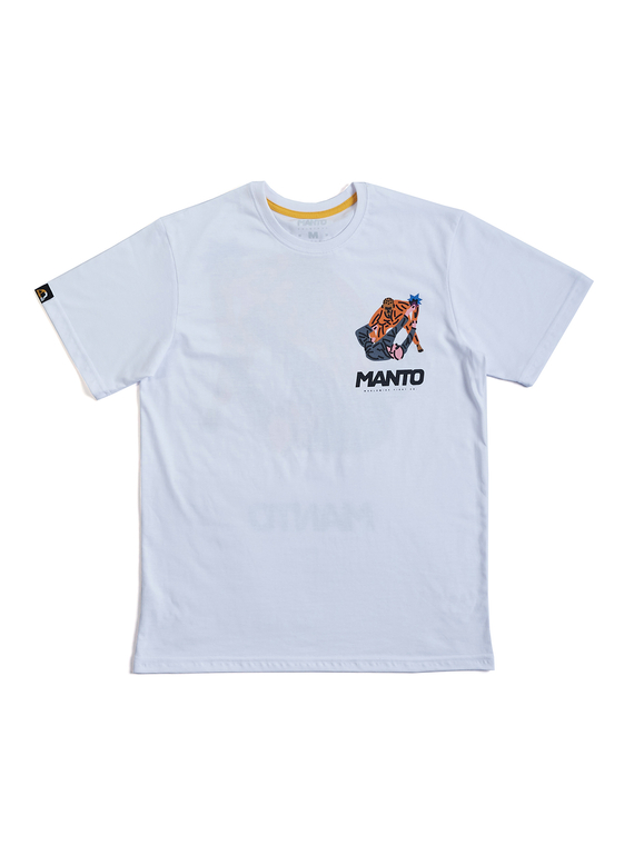 MANTO t-shirt BJJ GYM 2.0 biały