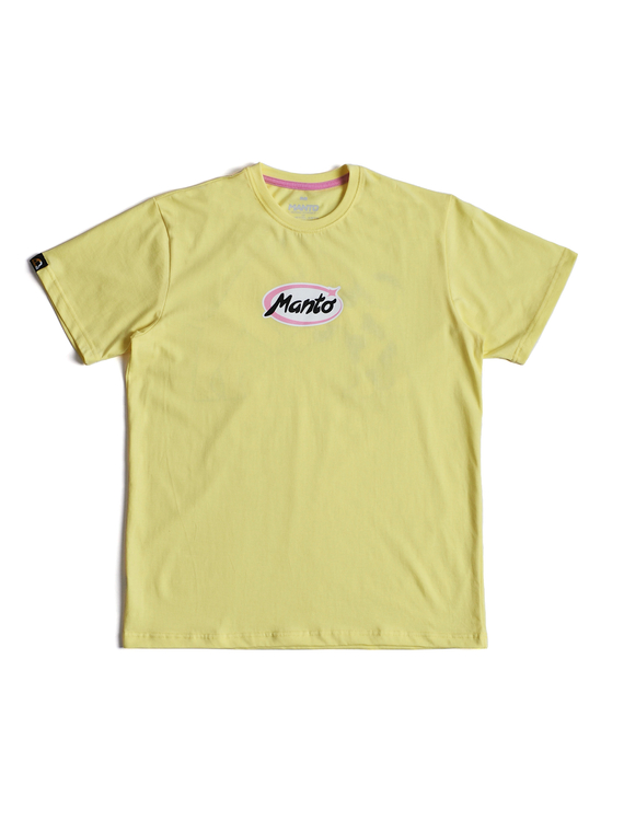 MANTO t-shirt DOGS żółty
