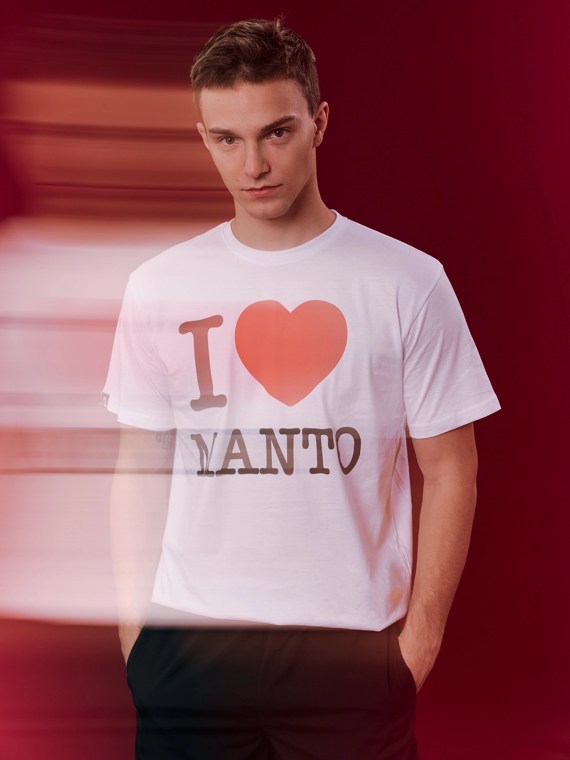 MANTO t-shirt I LOVE MANTO biały