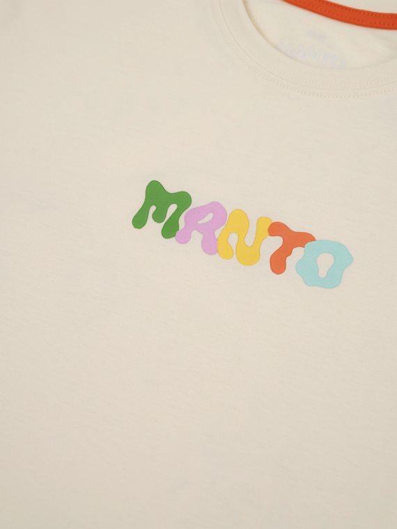 MANTO t-shirt NEUTRALIZE beżowy