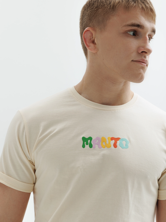 MANTO t-shirt NEUTRALIZE beżowy