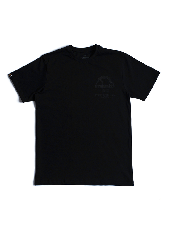 MANTO t-shirt SOCIETY blackout