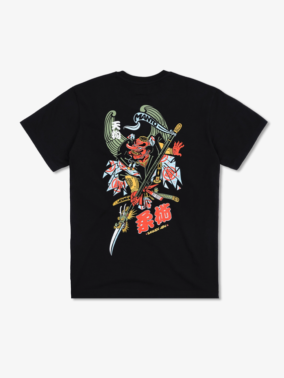 MANTO t-shirt TENGU czarny