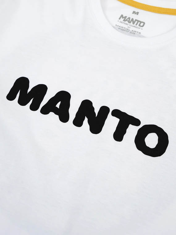 MANTO t-shirt TIGER`S TAIL biały