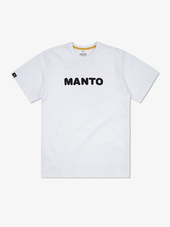 MANTO t-shirt TIGER`S TAIL biały