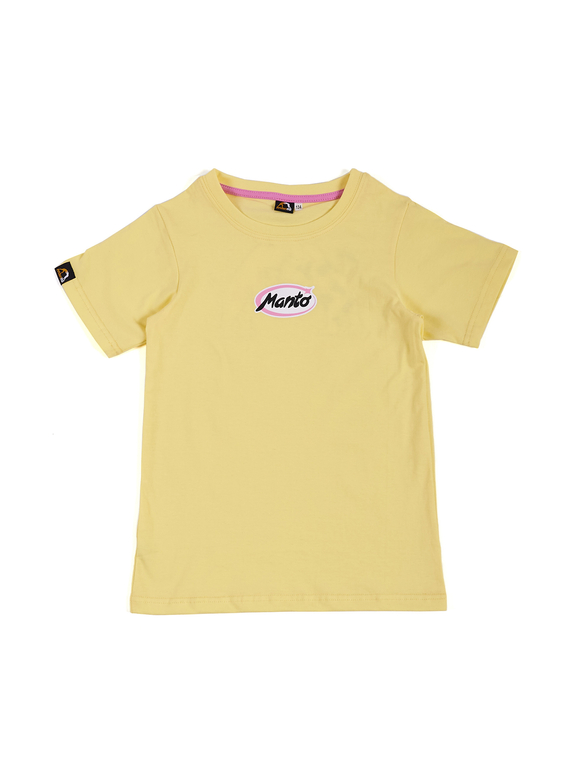 MANTO t-shirt dziecięcy DOGS zółty