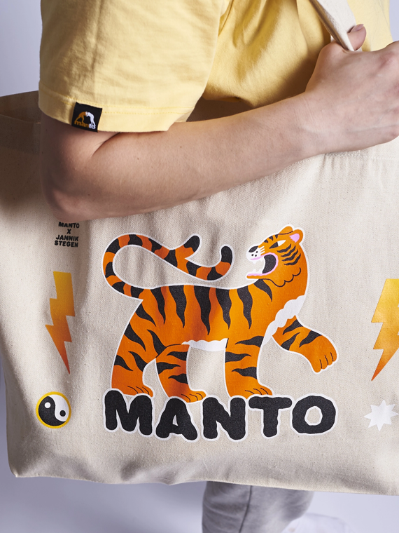 MANTO torba tote TIGER`S TAIL duża