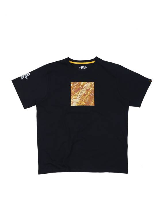 MANTO x Davee Blows t-shirt GOLD czarny